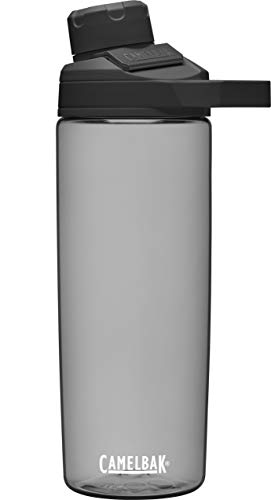 CamelBak Chute Mag BPA Free Water Bottle with Tritan Renew - Magnetic Cap Stows While Drinking, 20oz, Charcoal