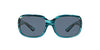 Costa Del Mar Women's Gannet Polarized Rectangular Sunglasses, Blue Tortoise/Grey Polarized-580P, 58 mm