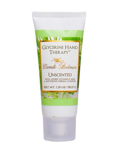 Camille Beckman Glycerine Hand Therapy Cream, Vitamin E Unscented, 1.35 Ounce