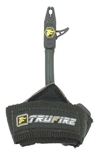Tru-Fire Patriot Archery Compound Bow Release - Adjustable Black Wrist Strap