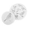 Cestony 2Pcs Lovely Bird Silicone Molds for DIY Cake Fondant Biscuit Cookies Sugar Pudding Chocolate Hard Candies Dessert Decor