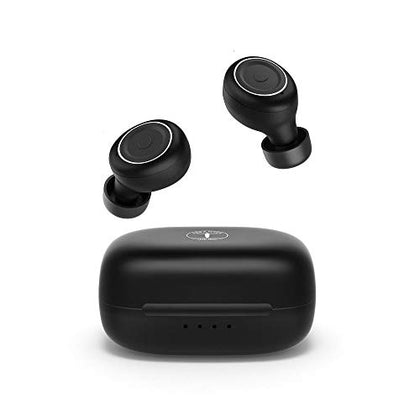ABRAMTEK E8 Small Earbuds, Wireless Earbuds for Small Ears, Mini Bluetooth Headphones for Small Ear Canals, Tiny Ear Buds IPX7 Waterproof Earphones for Sports Workout, Black