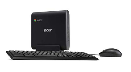 Acer Chromebox CXI3-UA91 Mini PC, Intel Celeron 3867U Processor 1.8GHz, 4GB DDR4 -Memory, 128GB M.2 SSD, 802.11ac Wi-Fi 5, USB Type-C, Chrome OS, Keyboard and -Mouse Included