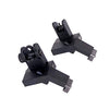 Ultralight Flip Up Sight 45 Degree Offset Rapid Transition Front and Backup Rear Sight