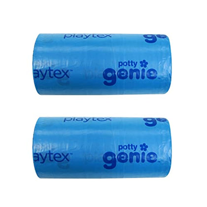 Playtex Baby Potty Genie Liner Refill Bags 2 Pack, Blue