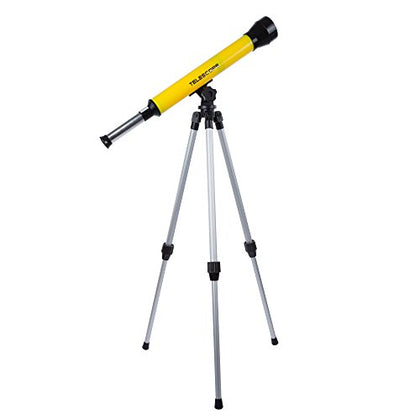 Telescope for Kids with Tripod - 40mm Beginner Telescope with Adjustable Tripod and 30x Magnification for Science, Nature and Astronomy by Hey! Play!