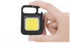 Amacam Rechargeable Mini Keyring LED Flashlight, Extremely Bright, Powerful Strobe, Strong Magnet, Durable & Robust, Mini Size