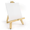 ARTEZA Tripod Easel, Pack of 6, 12 Inches, Natural Pine Wood Finish with Non-Slip Legs, Art Supplies for Displaying Small to Medium Canvases