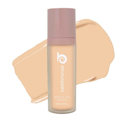 Best Bronze Bombshell Body and Leg Makeup Waterproof - Full Coverage Foundation and Concealer Makeup to Cover Scars, Bruises, Tattoos, Vitiligo, And More (NC11 Fair Nude)
