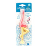Dr. Brown's Baby and Toddler Toothbrush, Flamingo 1-Pack, 1-4 Years