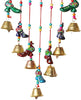 Bells Windchaims Hanging for Home Door, Wall, Temple, Bedroom, Decorative Accessories for Party, Christmas Decor, Wedding, Christmas Festivities Gift Size:- 20 Inch (Peacock)