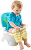 Fisher-Price Baby Toddler Toilet Royal Stepstool Potty Training Seat with Music Plus Removable Ring and Bowl, Blue