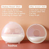 haakaa Manual Breast Pump 4oz/100ml and Ladybug Milk Collector 2.5oz/75ml Combo for Breastfeeding, Made of Food Grade Silicone
