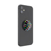 PopSockets Translucent Phone Grip with Expanding Kickstand, PopSockets for Phone, Translucent PopGrip - Black Disco