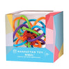 Manhattan Toy Winkel Rattle & Sensory Teether Toy, Blue/Green/Orange, 5 Inch x 4 Inch x 3.5 Inch