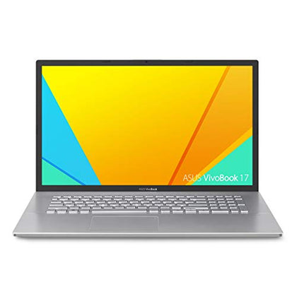 ASUS VivoBook 17 F712DA Thin and Light Laptop, 17.3 HD+, Intel Core i5-8265U Processor, 8GB DDR4 RAM, 128GB SSD + 1TB HDD, Windows 10 Home, Transparent Silver, F712DA-DB51