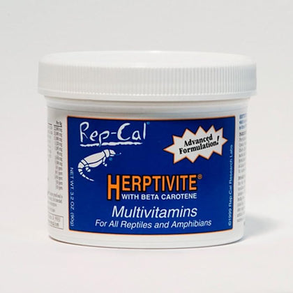Rep-Cal Herptivite Multivitamin with Beta Carotene, 3.3 oz.