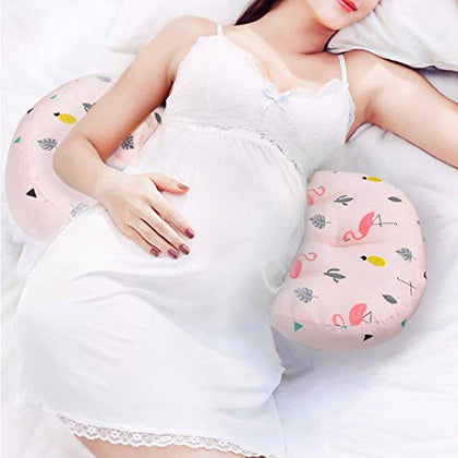 Pregnancy Pillow, Side Sleeper Maternity Belly Support Pillows Double Wedge for Both Bump and Back Best Pregnant Mom Gift