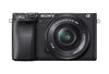 Sony Alpha a6400 Mirrorless Camera: Compact APS-C Interchangeable Lens Digital Camera with Real-Time Eye Auto Focus, 4K Video, Flip Screen & 16-50mm Lens - E Mount Compatible - ILCE-6400L/B, Black
