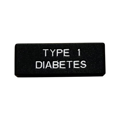 RockaDex Medical alert Type 1 diabetes - watch sleeve alert 2 pack suits most bands. (Black)