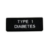 RockaDex Medical alert Type 1 diabetes - watch sleeve alert 2 pack suits most bands. (Black)