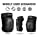 Forzueby Adult/Kids Knee Pads Elbow Pads Wrist Guards 6 in 1 Protective Gear Set for Inline Roller Skating Skateboarding Scooter BMX etc.
