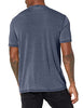 Lucky Brand Men's Venice Burnout Notch Neck Tee Shirt, American Navy, Medium