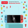 TALK WORKS Screen Protector Compatible with Nintendo Switch Lite - Scratch, Crack, and Shatter Resistant-Ultra-Thin HD Touchscreen Tempered Glass, See-Through Cover & Easy Installation (Pack of 2)