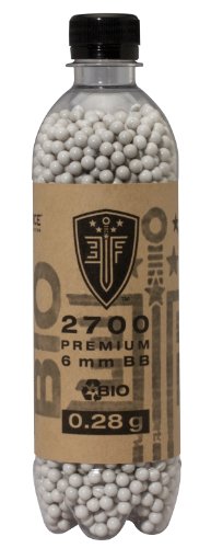 Elite Force Premium Biodegradable 6mm Airsoft BBS Ammo, 28 Gram, 2700 Count