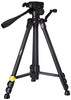 NATIONAL GEOGRAPHIC PhotoTripod Kit Large, with Carrying Bag, 3-Way Head, Quick Release, 4-Section Legs Lever Locks, Geared Centre Column,Load up 3kg, Aluminium, for Canon, Nikon, Sony, NGHP001
