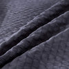 KASENTEX All Season Quilted Down Alternative Comforter, Cozy Fluffy Ultra Soft Plush Luxury Brushed 100% Microfiber Bedding Reversible Duvet Insert, Dark Grey, King Size