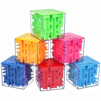 6 Pack Money Maze Puzzle Gift Boxes, A Fun Unique Way to Give Gifts for People You Love, Great for Kids and Adults