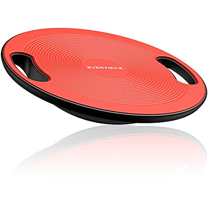 EVERYMILE Wobble Balance Board, Exercise Balance Stability Trainer Portable with Handle for Workout Core Physical Therapy & Gym 15.7