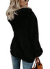 Yanekop Womens Oversized Hoodies Sherpa Sweatshirts Fuzzy Fleece Pullover Fluffy Outerwear With Pockets(Black,S)