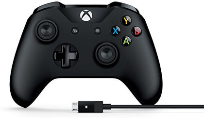 Microsoft Xbox Wireless Controller and Cable for Windows - Cable for Windows included - Wireless - Bluetooth - Xbox One exclusive - 9 ft cable length