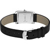 Timex Women's TW2U06200 Meriden 21mm Black/Silver-Tone Leather Strap Watch