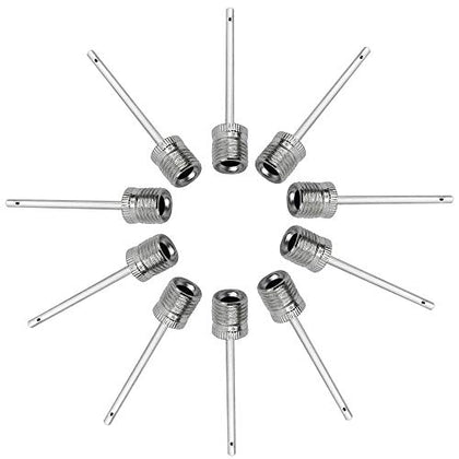Mobi Lock Ball Pump Inflation Needle (Pack of 15) - Stainless Steel Air Pump Needles - Ideal for Blowing Up Football, Basketball, Volleyball, and All Other Sports Balls