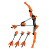 Zing Air Storm Z-Tek Bow Pack - 1 Orange Bow, 2 Orange Zonic Whistle Arrows and 2 Orange Suction Cup Arrows, Shoots Arrows Up to 155 Feet, for Ages 14 and up
