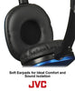 JVC HAS160R Flat Headphones - Red