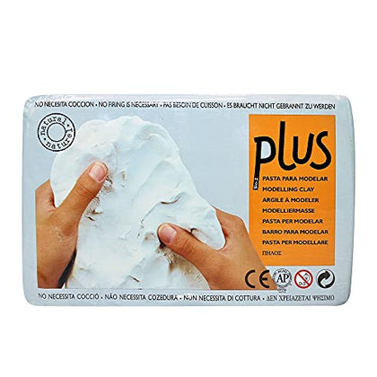 ACTIVA Plus Natural Self-Hardening Clay White 2.2 pounds