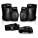 Forzueby Adult/Kids Knee Pads Elbow Pads Wrist Guards 6 in 1 Protective Gear Set for Inline Roller Skating Skateboarding Scooter BMX etc.