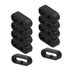 6-Pack Fastener Rings Compatible with Garmin Vivoactive 3/Forerunner 645 245/Venu/Vivomove/Fenix 6S/Fenix 5S Band Keeper, Silicone Replacement Watch Band Loop/Holder/Retainer