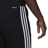 adidas Women's Aeroready Sereno Slim Tapered-Cut 3-Stripes Pants, Black/White, Large