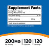 Nutricost Caffeine Pills 200mg, 120 Capsules - Gluten Free, Non-GMO
