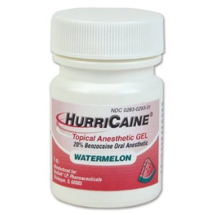 HurriCaine Topical Anesthetic Gel Watermelon - 1 oz.