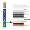 Grout Pen Beige Tile Paint Marker: Waterproof Grout Paint, Tile Grout Colorant and Sealer Pen - Beige, Narrow 5mm Tip (7mL)