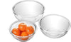 Bovado 1 Quart Glass Bowl for Storage, Mixing, Serving (2 Pack) - Clear, Dishwasher, Freezer & Oven Safe, Quality Glass, Easy-Clean (1 Quart - 2 Pack)