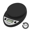 Escali Primo Digital Food Scale Multi-Functional Kitchen Scale and Baking Scale for Precise Weight Measuring and Portion Control, 8.5 x 6 x 1.5 inches, Black