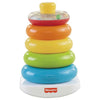 Fisher-Price Infant Gift Set with Babys First Blocks (10 Shapes) and Rock-a-Stack Ring Stacking Toy for Ages 6+ Months