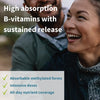 Super B-Complex - Methylated Sustained Release Clean Label B Complex With Methylfolate, Boosted B12 Methylcobalamin, Vegan, Lab Verified, 60 Small Tablets, by Igennus